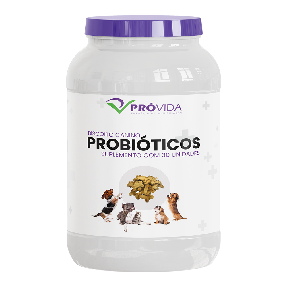 Probiótico Suplemento para Cães - 30 biscoitos 