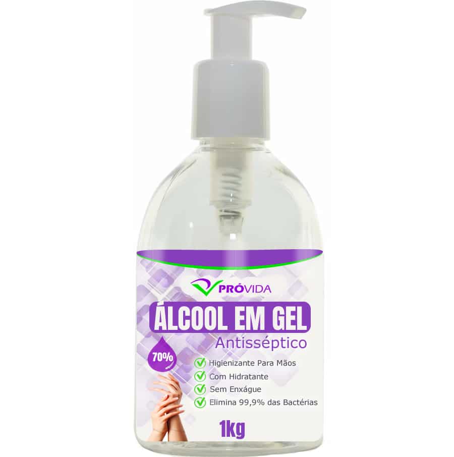 Álcool Gel  Antisséptico 1kg