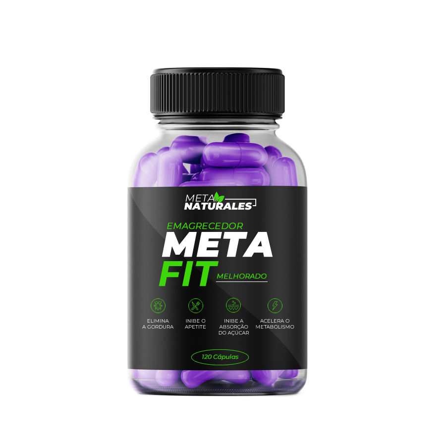 Meta Fit Melhorado - Redutor de Medidas - 120 Cápsulas