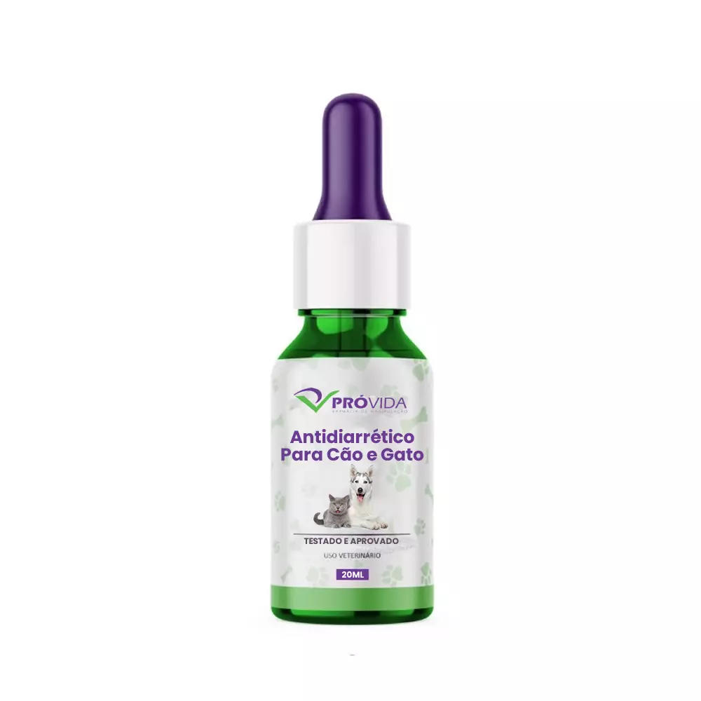 Antidiarreico para cão e gato qsp 20 ml 