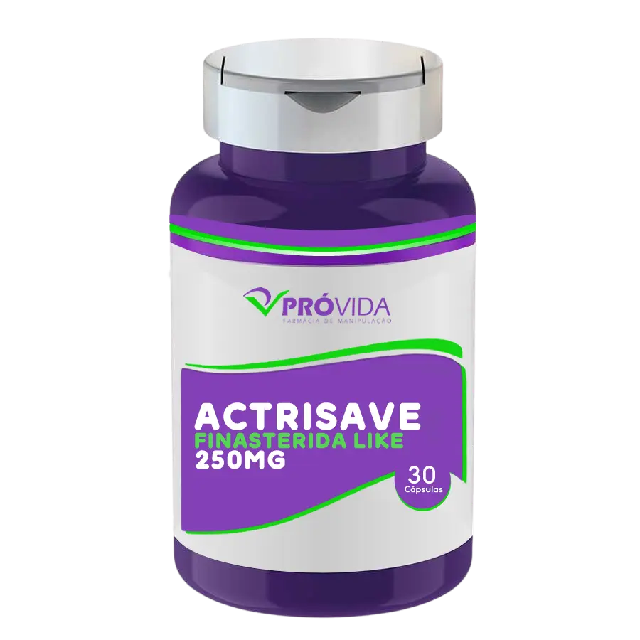 ACTRISAVE 250 MG ( FINASTERIDA LIKE ) - 30 CÁPSULAS - Pró Vida Farma